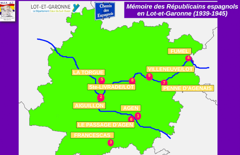 Chemin des Espagnols dans le Lot-et-garonnne